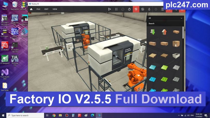 [Download] Factory IO V2.5.5 Full (GoogleDrive) - plc247.com